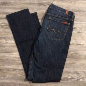 7 For All Mankind straight leg size 27 jeans